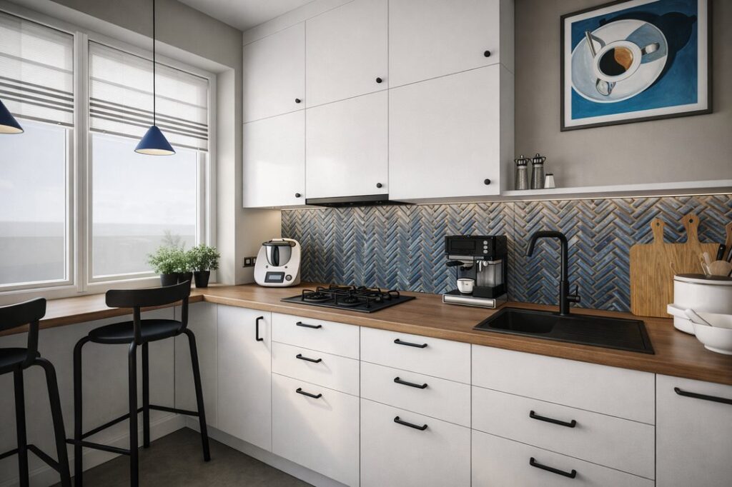 Mieszkanie 43 m² – projekt wnętrza TADAAM Projekt, zdjęcie 1