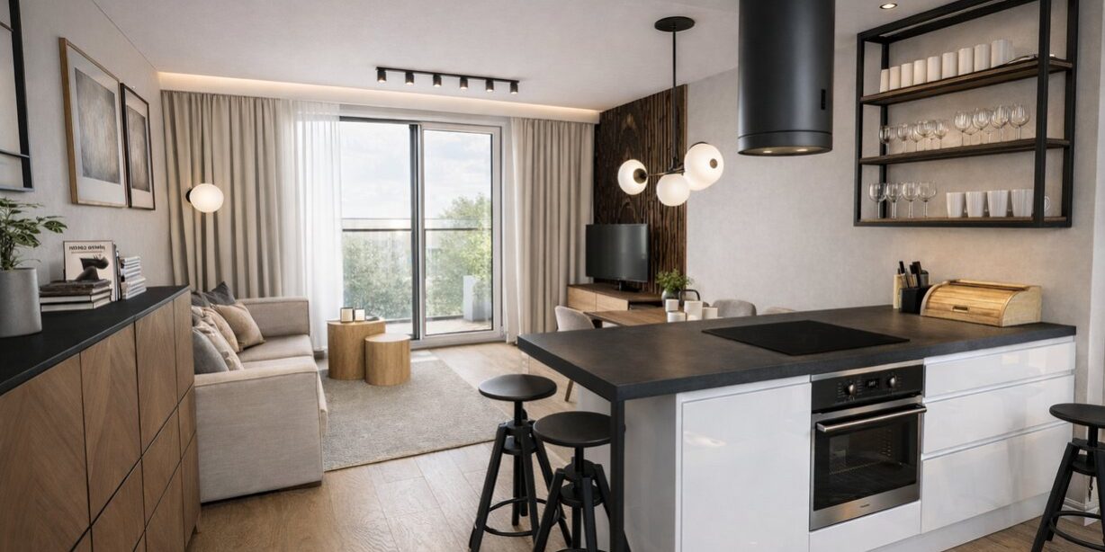 Mieszkanie 62 m² – projekt wnętrza TADAAM Projekt, zdjęcie 1