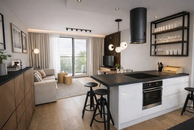 Mieszkanie 62 m² – projekt wnętrza TADAAM Projekt, zdjęcie 1