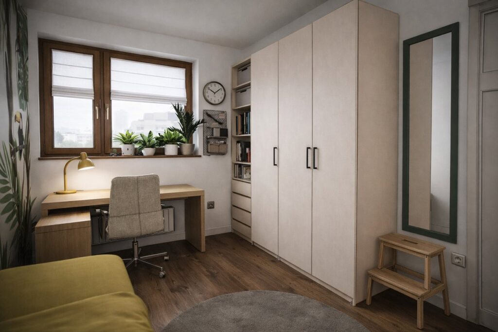 Pokój dla dziewczynki 12 m² – projekt wnętrza TADAAM Projekt, zdjęcie 3